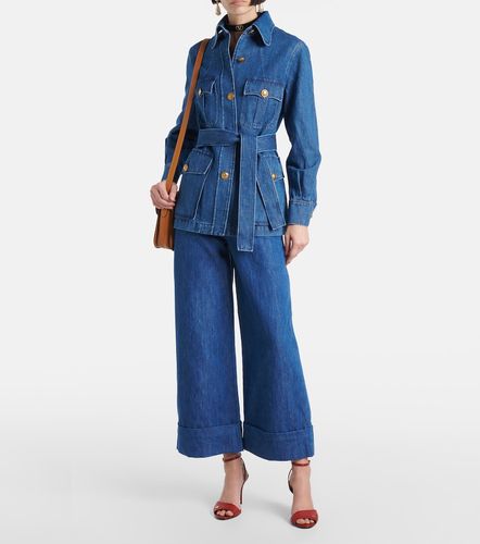 Valentino Belted denim jacket - Valentino - Modalova
