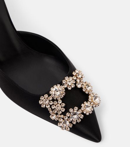 Mules Efflorescence 65 in raso con cristalli - Roger Vivier - Modalova