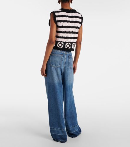 Ganni Jeans anchos plisados - Ganni - Modalova
