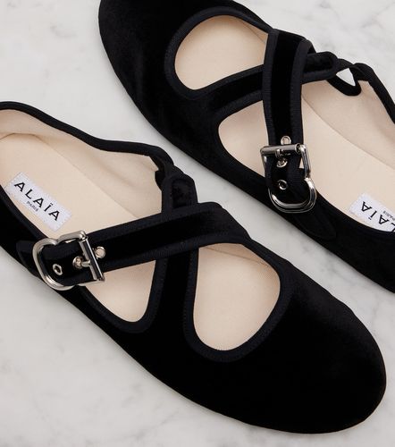 Alaïa Ballerine in velluto - Alaia - Modalova