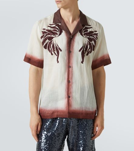 Camicia bowling con ricamo - Dries Van Noten - Modalova