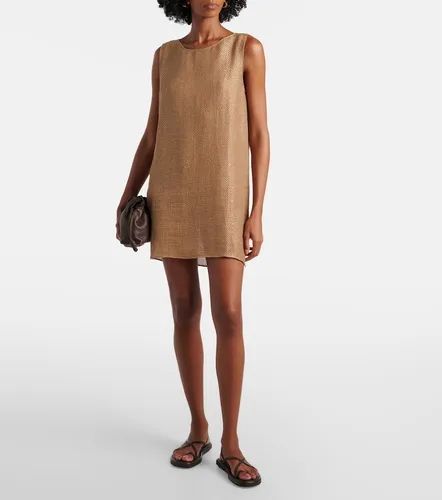 Stella sequined linen-blend minidress - Leset - Modalova