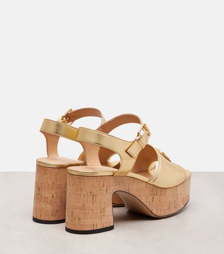 VLogo leather platform sandals - Valentino Garavani - Modalova