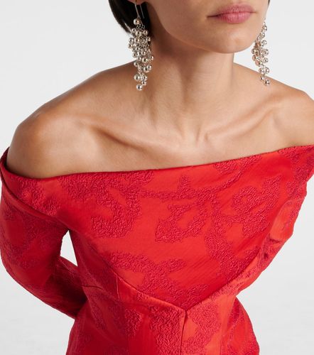 Abito lungo Zarith in jacquard - Emilia Wickstead - Modalova