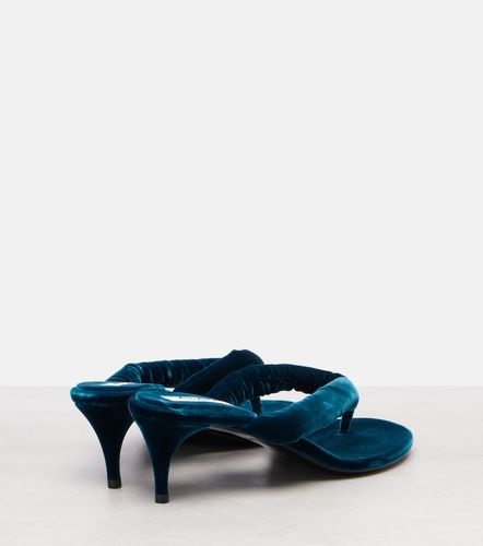 Alaïa Sandali infradito 55 in velluto - Alaia - Modalova