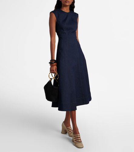 Vestido midi Dulce de denim - Veronica Beard - Modalova