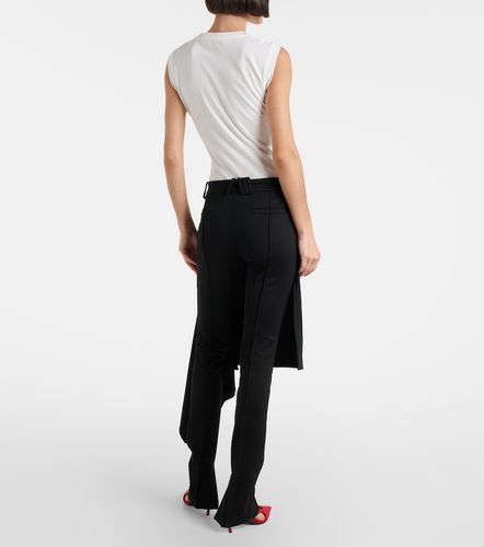 The Attico Draped slim pants - The Attico - Modalova
