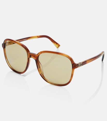 Eckige Sonnenbrille Miu Regard - Miu Miu - Modalova