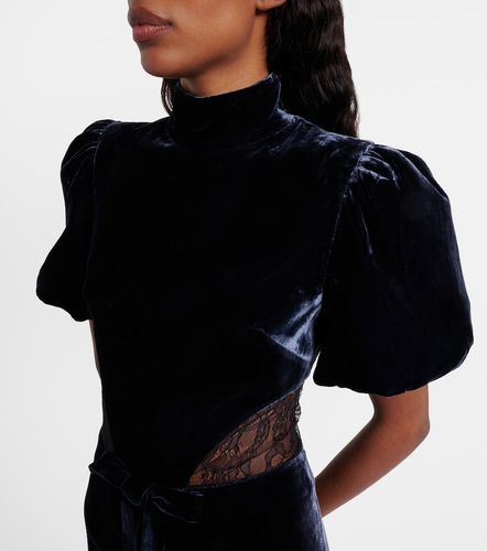Robe Minerva aus Samt mit Spitze - Rebecca Vallance - Modalova