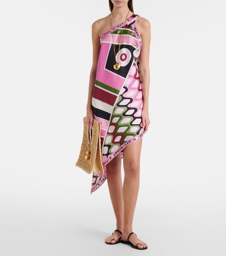 Vivara asymmetric silk satin minidress - Pucci - Modalova