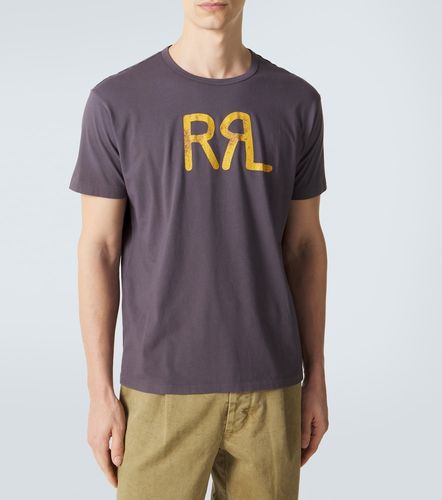 Camiseta de jersey de algodón con logo - RRL - Modalova
