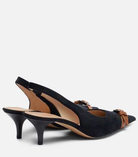 Slingback-Pumps aus Samt mit Leder - JW Anderson - Modalova