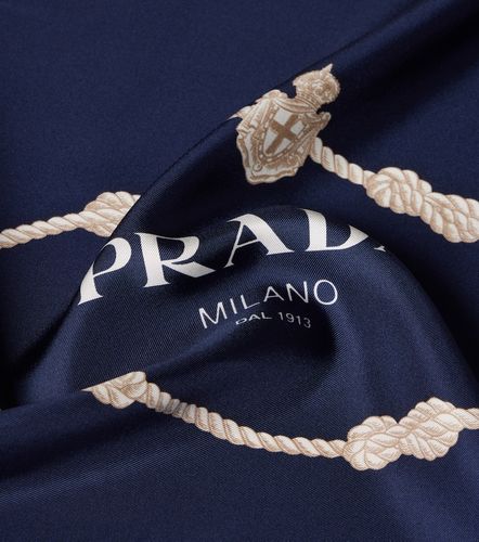 Prada Pañuelo de sarga de seda - Prada - Modalova