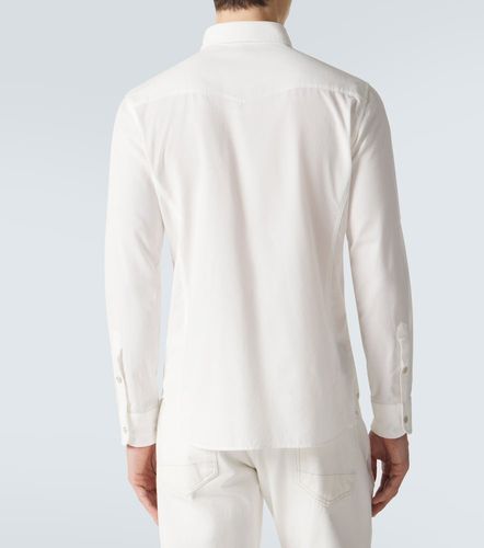 Camicia Western in velluto a coste di cotone - Tom Ford - Modalova