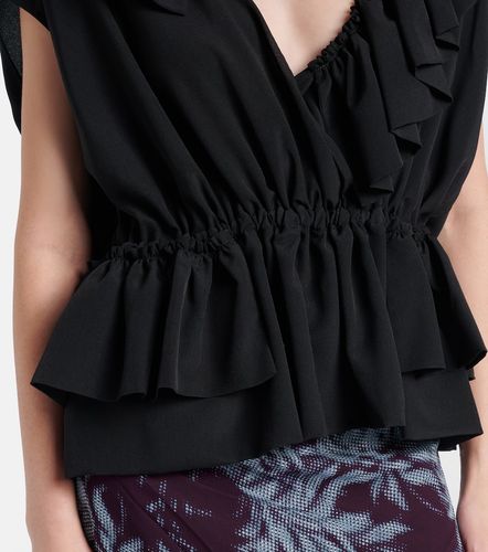 Dries Van Noten Ruffled jersey top - Dries Van Noten - Modalova