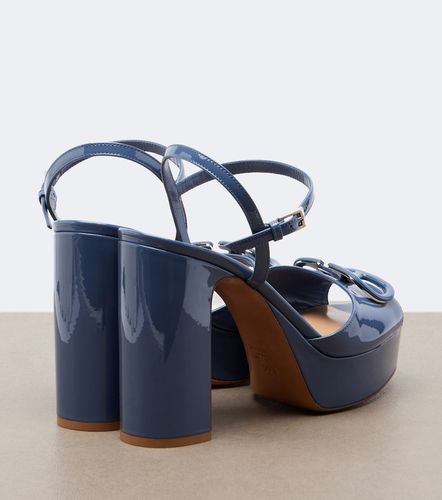 VLogo patent leather platform sandals - Valentino Garavani - Modalova