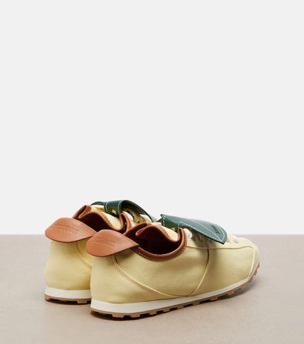 Tennis leather-trimmed canvas sneakers - Jacquemus - Modalova