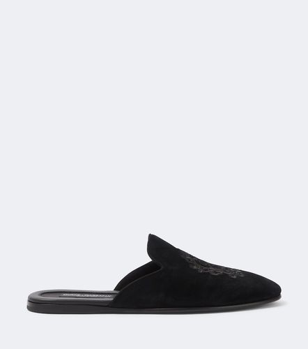 Embroidered suede mules - Dolce&Gabbana - Modalova