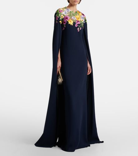 Bestickte Robe aus einem Seidengemisch - Oscar de la Renta - Modalova