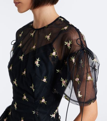 Besticktes Midikleid aus Tüll - Simone Rocha - Modalova