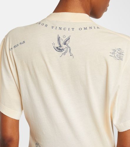 Camiseta de jersey de algodón estampada - Balenciaga - Modalova