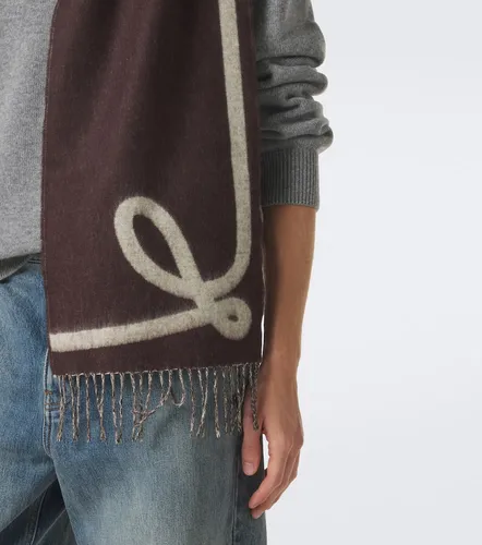Loewe Wool and cashmere scarf - Loewe - Modalova