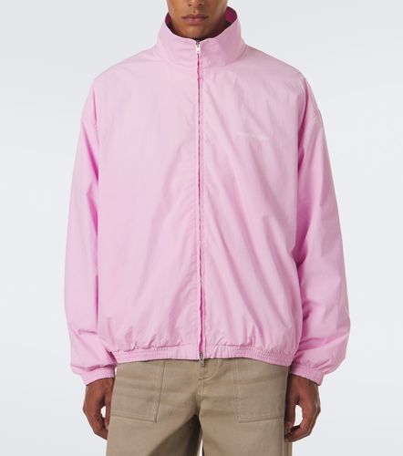 Chaqueta de popelín de algodón con logo - Acne Studios - Modalova