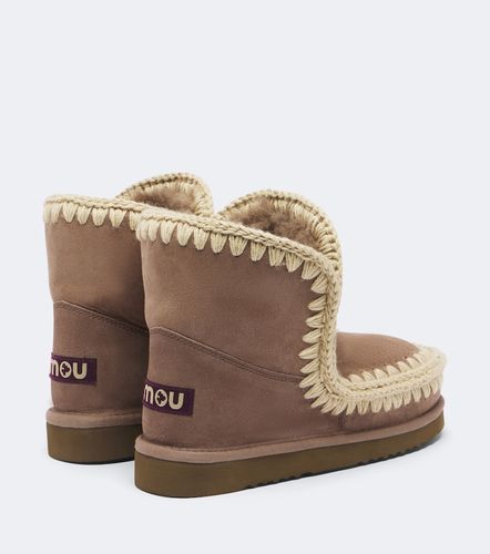 Shearling-lined suede ankle boots - Mou - Modalova
