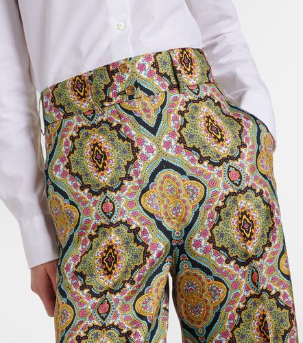 Etro Printed silk wide-leg pants - Etro - Modalova
