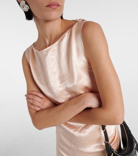 Deconstructed satin minidress - Jean Paul Gaultier - Modalova