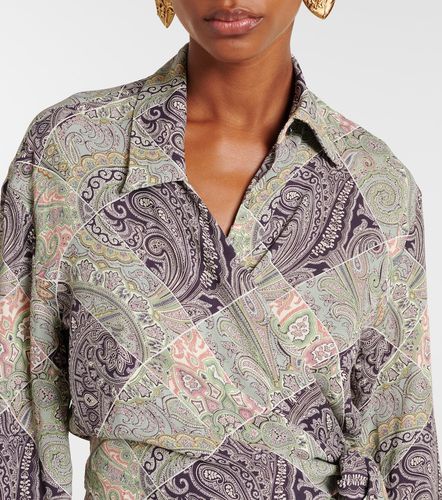 Etro Top envolvente estampado - Etro - Modalova