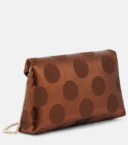 Polka-dot metallic clutch - Dries Van Noten - Modalova