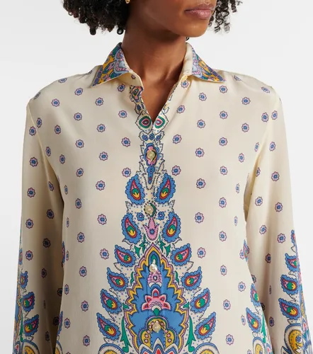 Etro Camisa de seda estampada - Etro - Modalova