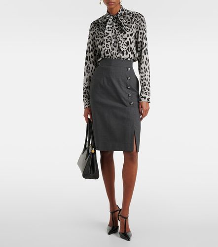 Virgin wool midi skirt - Dolce&Gabbana - Modalova