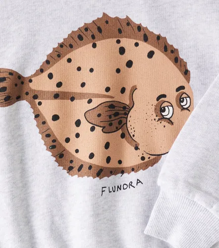 Sudadera de jersey de algodón estampada - Mini Rodini - Modalova