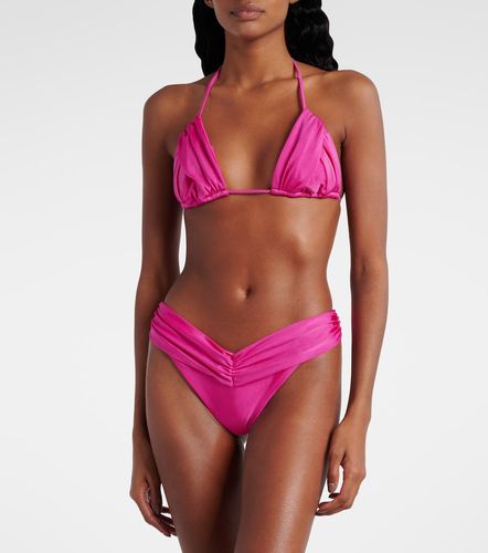 Top de bikini triangular Jasmin fruncido - Bananhot - Modalova