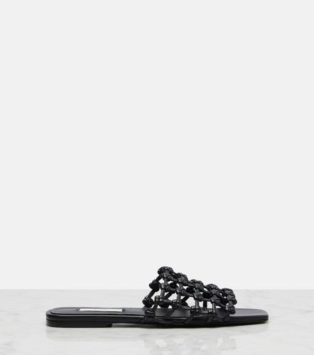 Toteme Woven leather slides - Toteme - Modalova