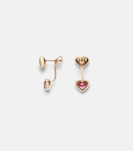 Orecchini in 14kt con tormaline e quarzo rosa - Roxanne First - Modalova