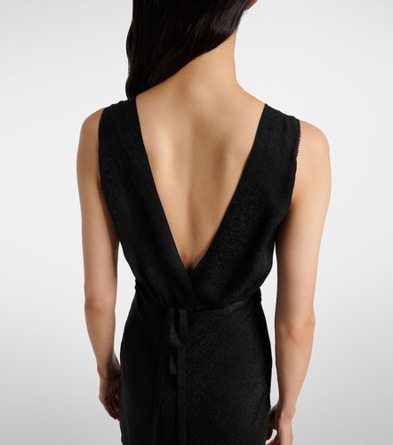 Chloé Robe aus Seiden-Jacquard mit Spitze - Chloe - Modalova