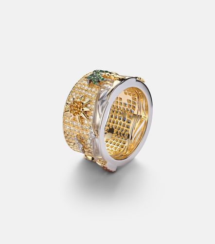 Yvonne Léon Anillo 24 Heures de oro de 9 ct con piedras - Yvonne Leon - Modalova