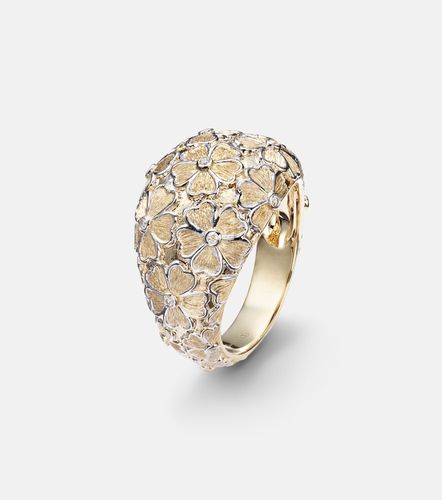 Dome Fleurie 9kt ring with diamonds - Yvonne Leon - Modalova