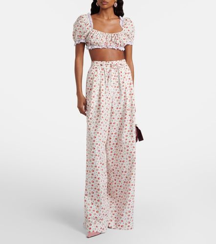 Pantaloni in popeline di misto cotone - Dolce&Gabbana - Modalova