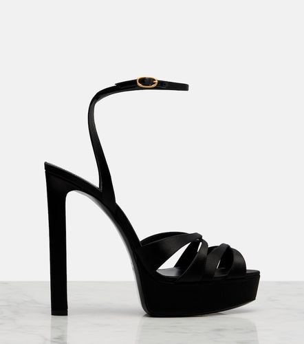 Sandalen Chandelle aus Satin - Saint Laurent - Modalova