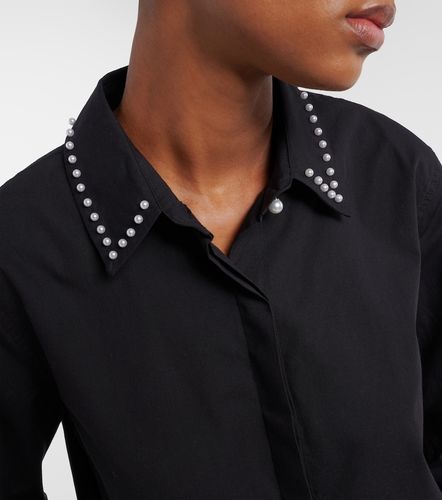 Camicia Jocelyn in popeline di cotone con perline - Velvet - Modalova