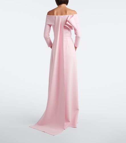 Lunelle off-shoulder crepe gown - Safiyaa - Modalova