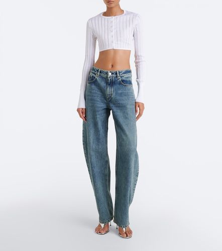 Alaia Cropped knitted cardigan - Alaia - Modalova