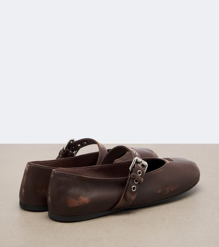 Miu Miu Leather Mary Jane flats - Miu Miu - Modalova