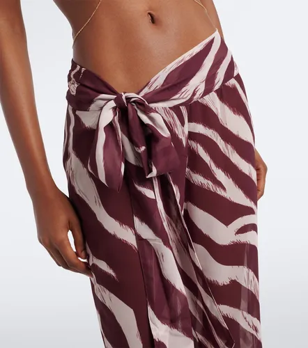 Bowie zebra-pants wide-leg pants - Bananhot - Modalova
