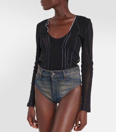 Janty high-rise denim shorts - Y/Project - Modalova