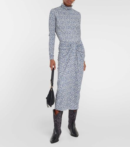 Lou printed jersey turtleneck top - Marant Etoile - Modalova